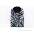 Slim Fit Brighly Floral Patter Men Shirt